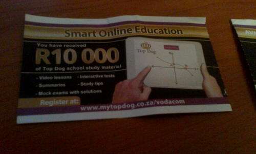 TOP DOG VOUCHER "SMART ONLINE EDUCATION" VALUED R10000